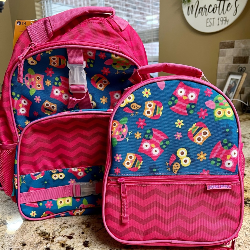 Stephen Joseph NWT BACKPACK AND LUNCHBOX